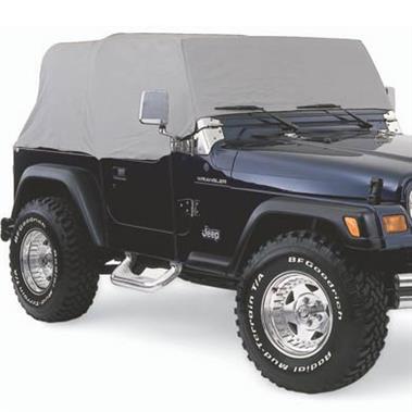 Cab Cover W/O Door Flap 76-86 Jeep CJ7 Gray Smittybilt