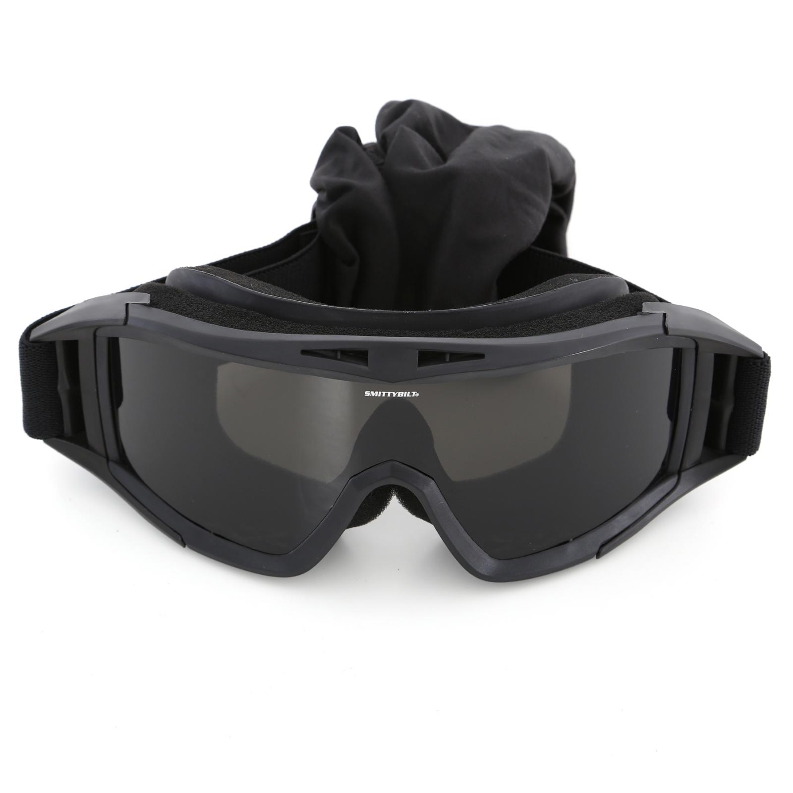Protective Goggles With Bag Clear / Smoke / Amber Lens Smittybilt