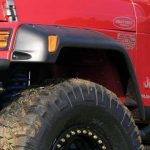Fender Flares 87-95 Wrangler YJ 6 Inch Wide ABS Plastic Textured Black Smittybilt