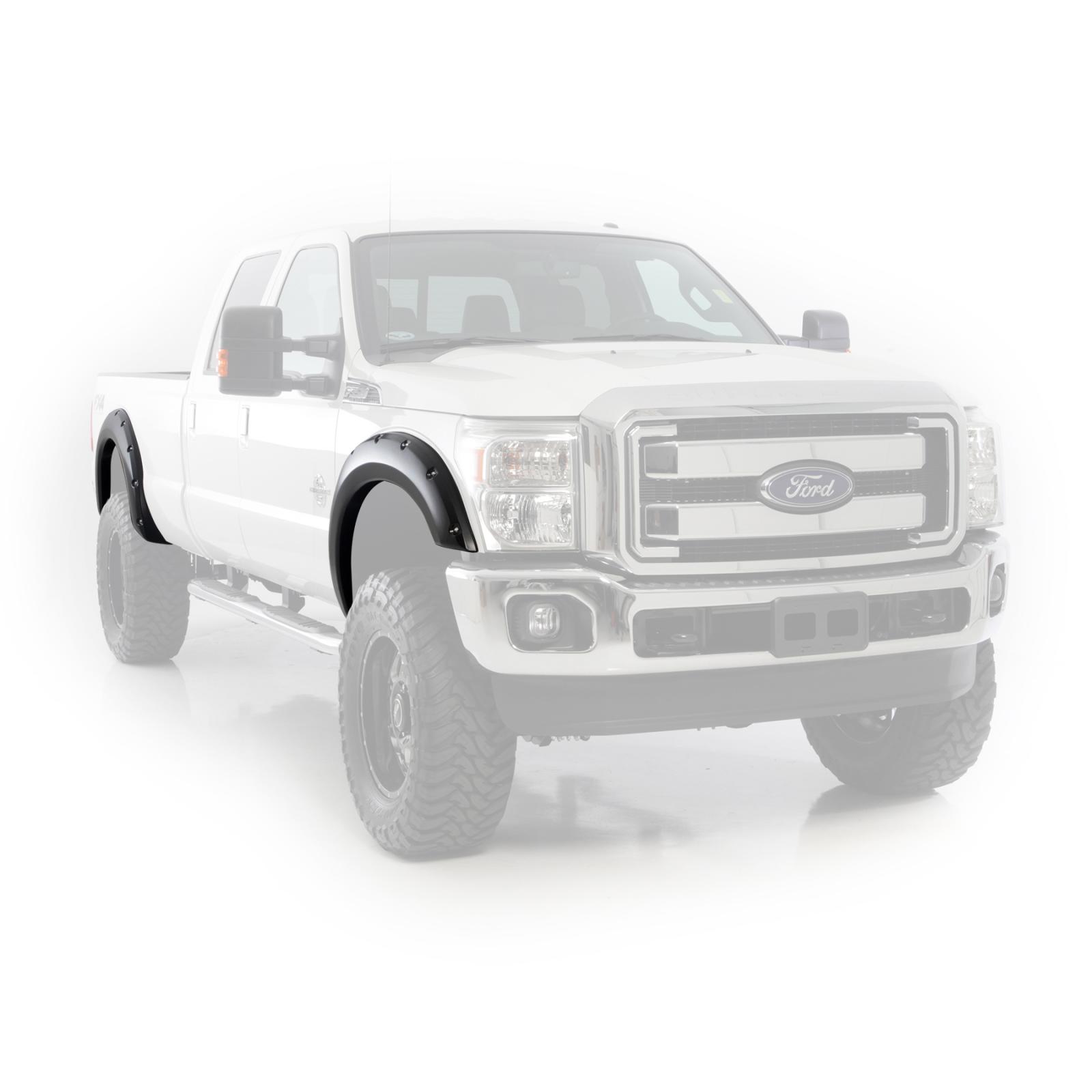 M1 Fender Flares 11-15 F250/F350 Super Duty Front/Rear Bolt On Black Smittybilt