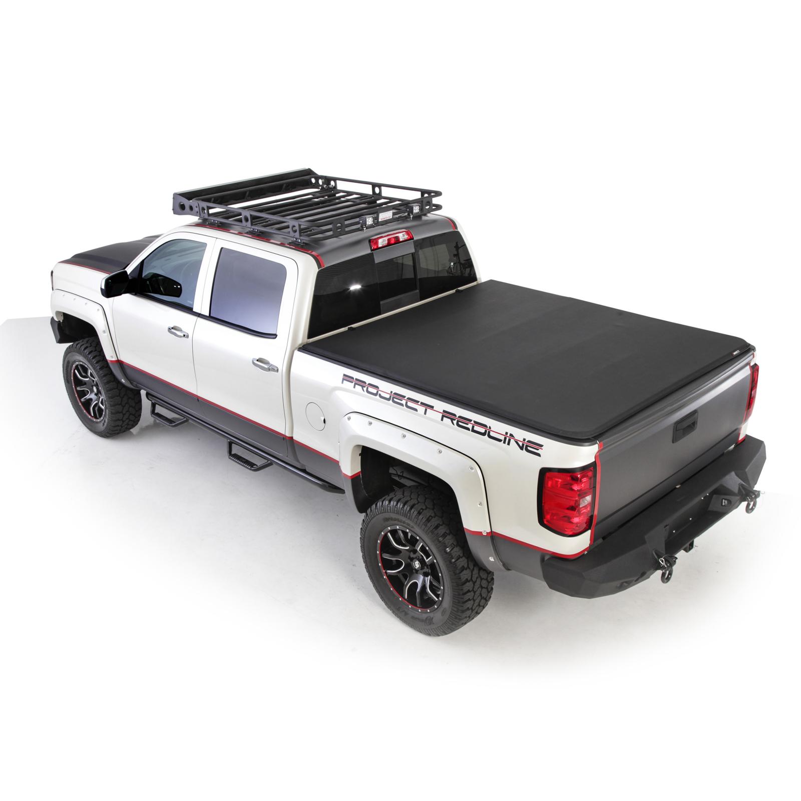 Smart Cover Truck Bed Cover 14-15 Silverado/Sierra 78.7 Inch Black Denim Smittybilt