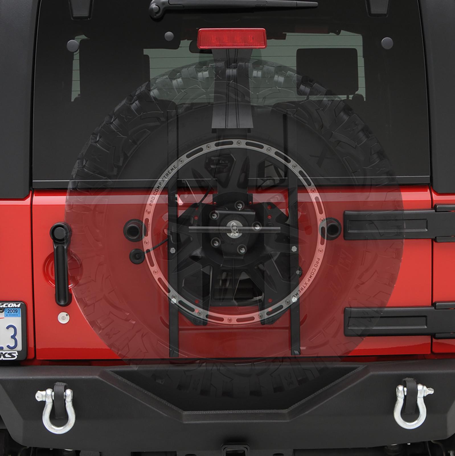 SRC Oversize Tire Carrier 07-18 Wrangler JK Smittybilt