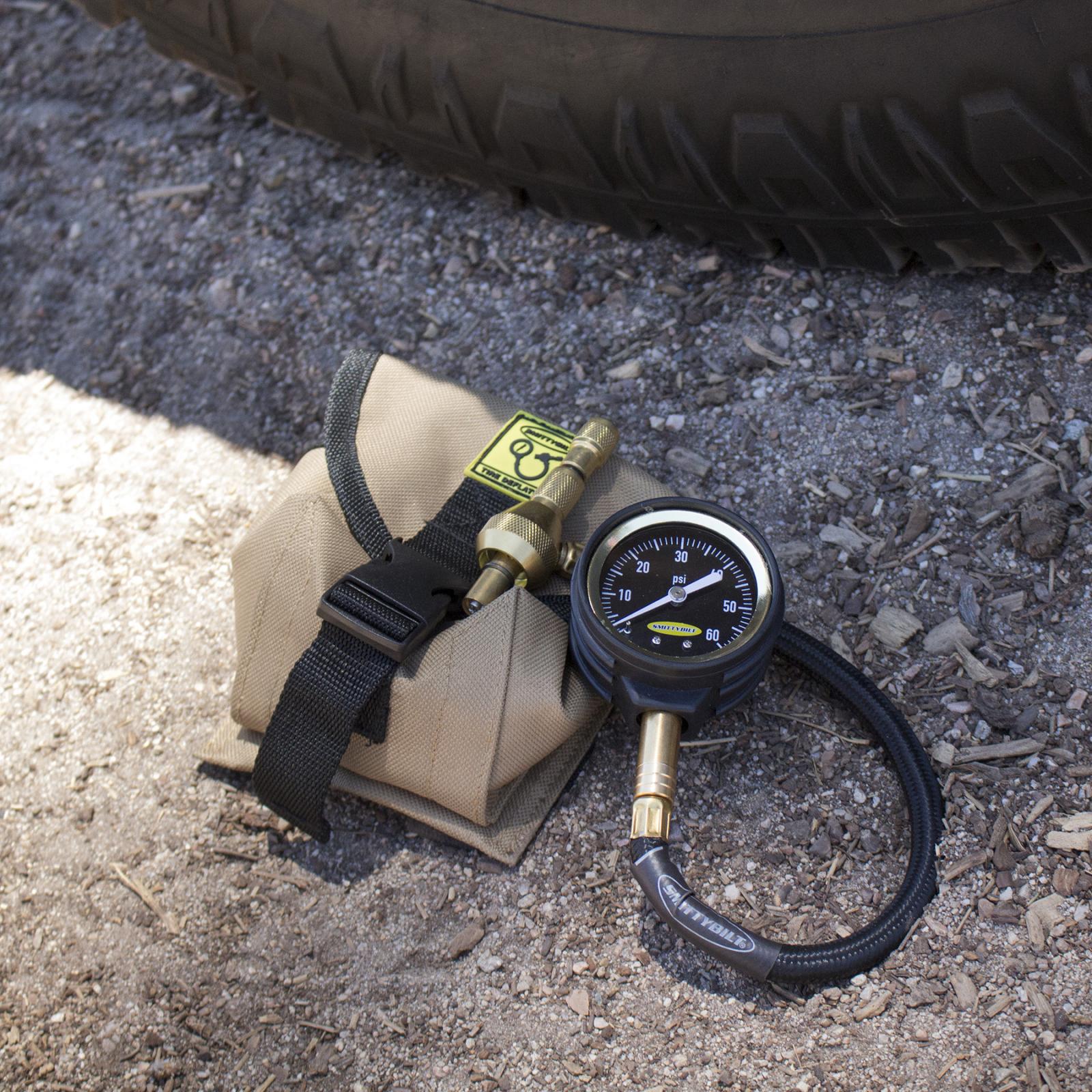 Rapid Air Deflator (R.A.D.) 3 PSI Increments Goes Down To 8 PSI Solid Brass Storage Case Smittybilt