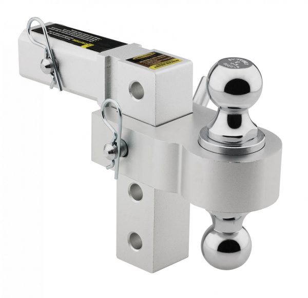 Ball Mount 6 Inch Adjustable W/Reversible 2 and 1 7/7 Inch Steel Balls Smittybilt