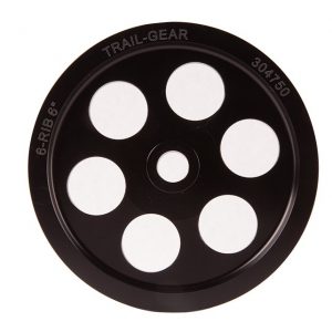 PS SERPENTINE PULLEY, 6-RIB, 6"