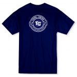 T-SHIRT,TG BURST CIRCLE,NAVY,MENS MEDIUM