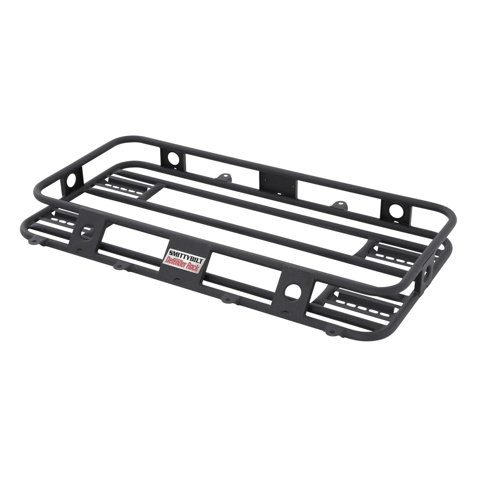 Defender Roof Rack Steel 4 X 2 X 4In Sides One Piece Welded Fits Rhino Smittybilt