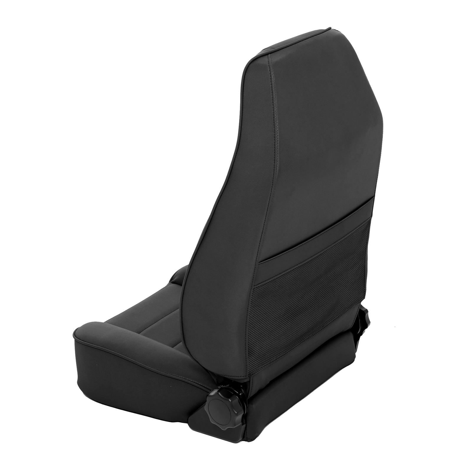 Front Seat Factory Style Replacement W/ Recliner 76-16 Wrangler CJ/YJ/TJ/LJ/JK Denim Black Smittybilt
