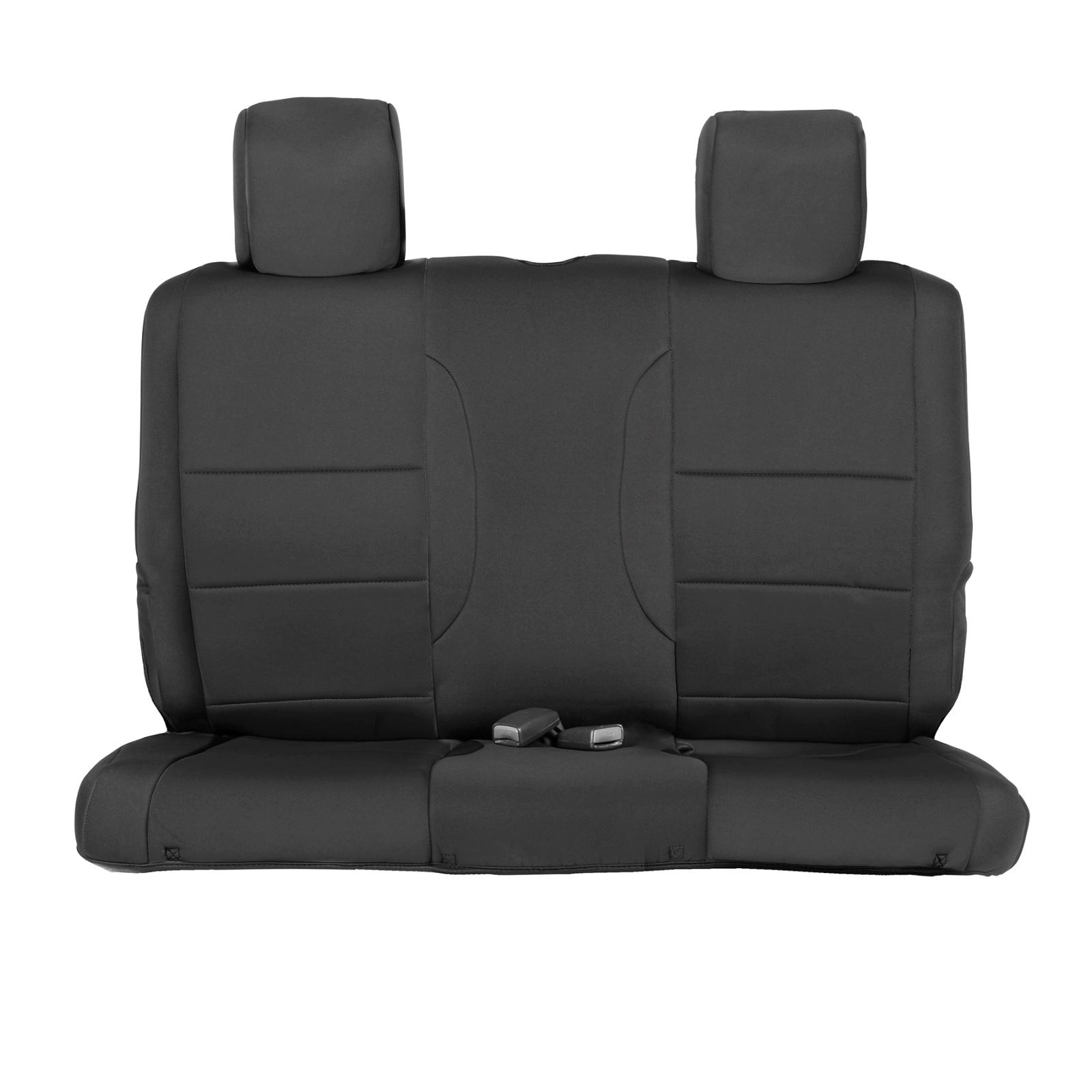 Neoprene Seat Cover 13-18 Wrangler JK 2 DR Set Front/Rear Black Smittybilt
