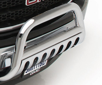 Grille Saver Grille Guard 07-10 Silverado/Sierra Black Smittybilt