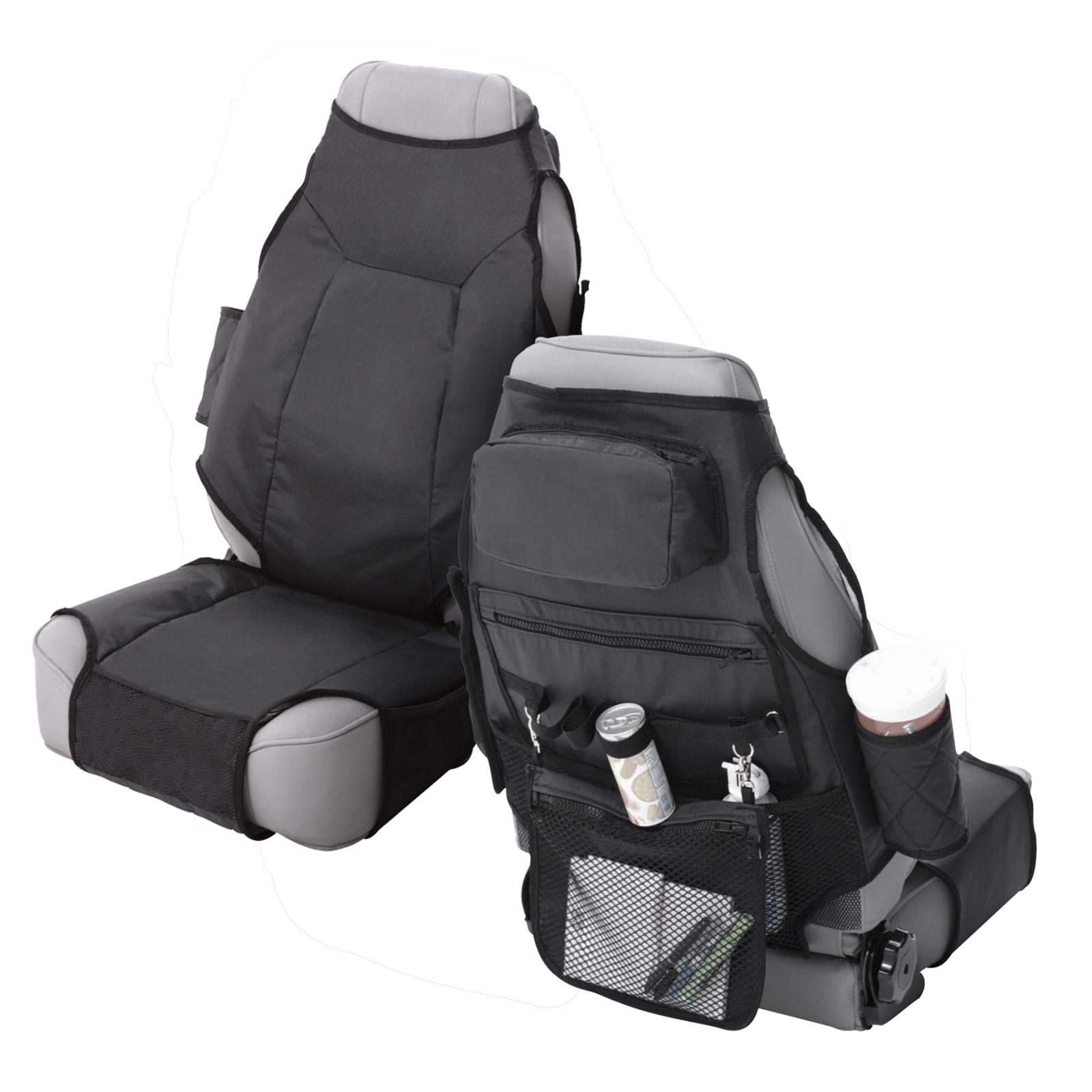 Seat Cover 76-06 Wrangler YJ, TJ, LJ, CJ Katch All Black Smittybilt