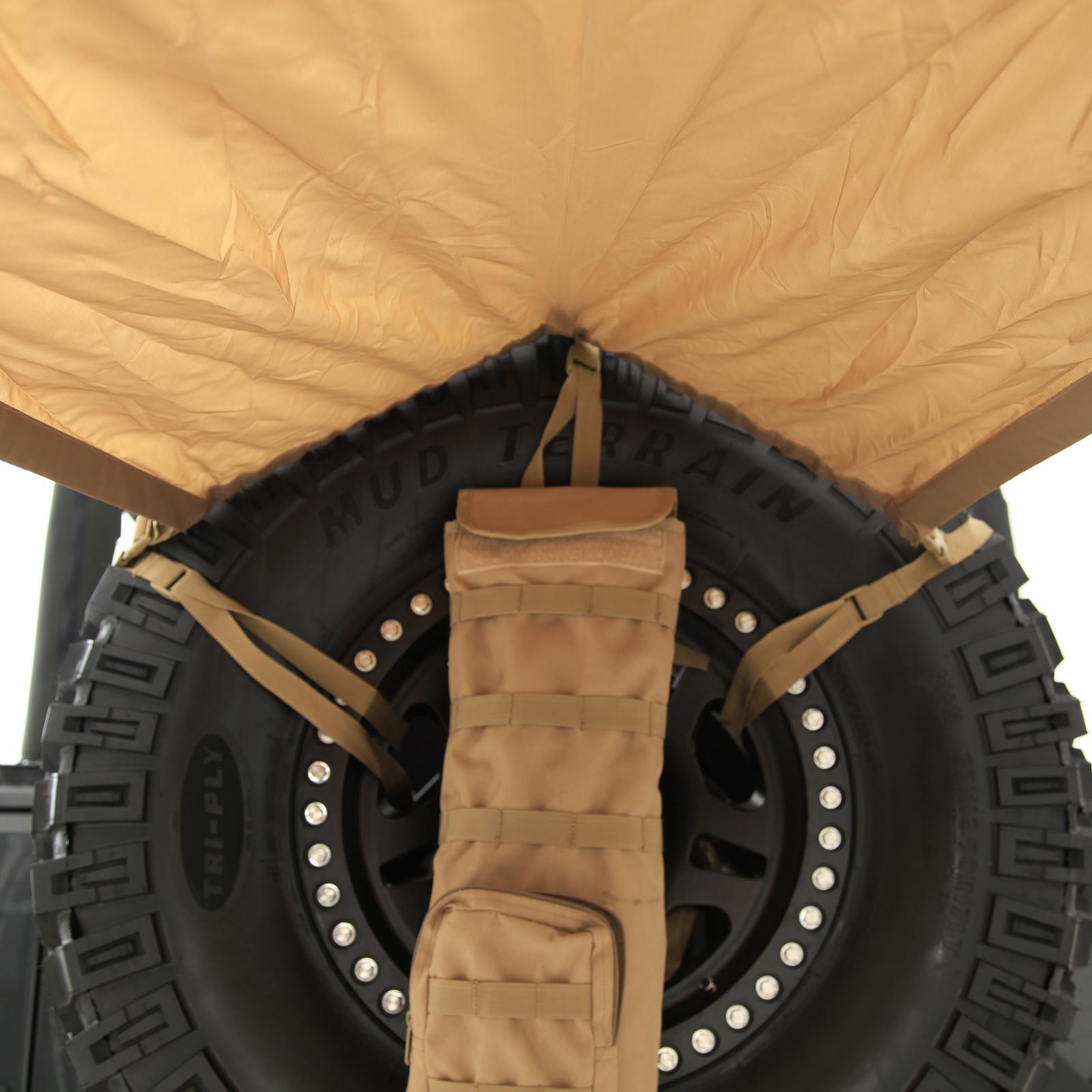 Gear Trail Shade 10 X 6 Fits Up To A 37 Inch Tire Coyote Tan Smittybilt