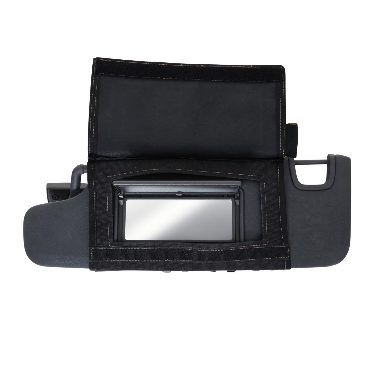 Sunvisor Organizer G.E.A.R. Universal Fit Each Black/Tan Smittybilt