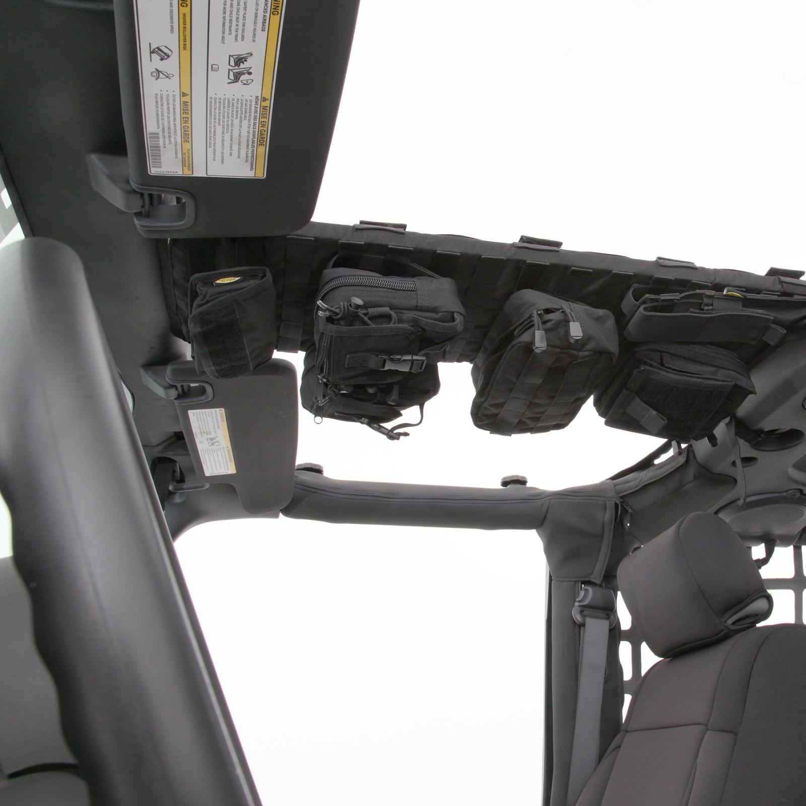 Gear Overhead Console 07-18 Wrangler JK Black Smittybilt