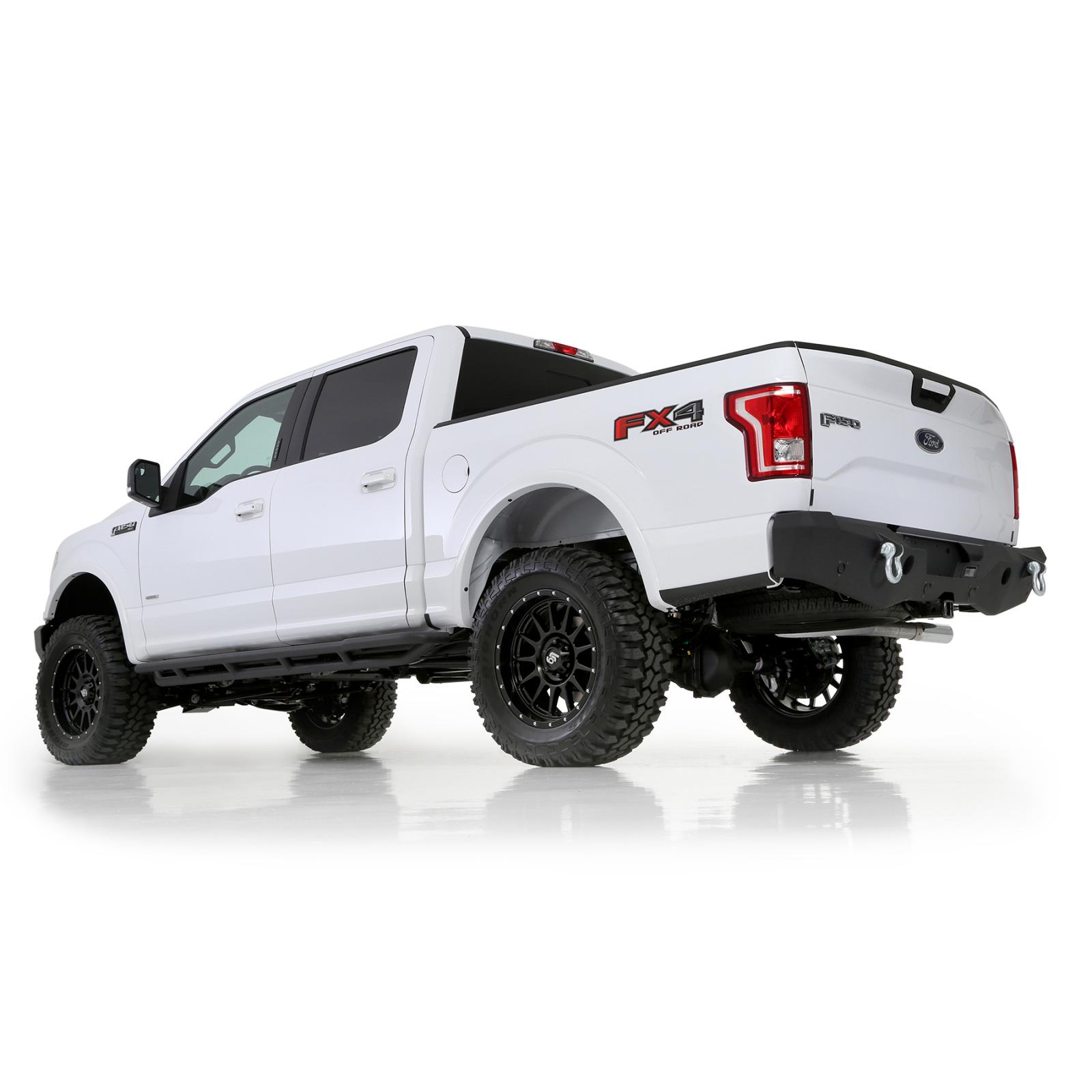 M1 Rear Bumper 15-16 Ford F150 Powdercoat Black Smittybilt