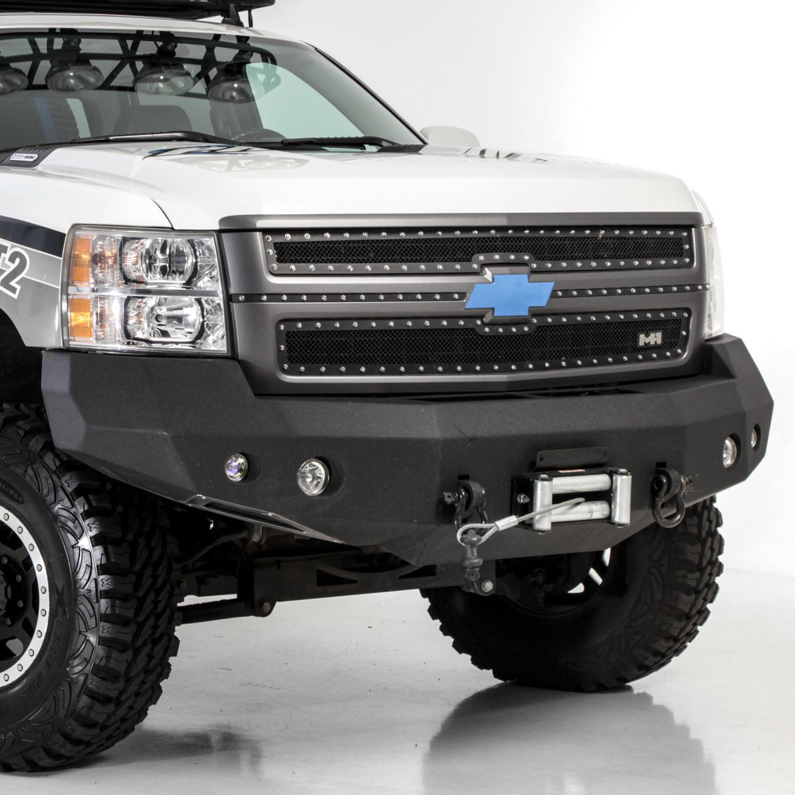 M1 S/S Wire Mesh Grille 07.5-10 Silverado 2500/3500 HD Black Smittybilt