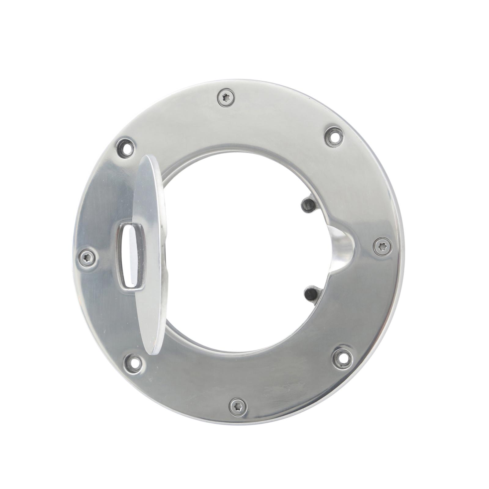 Gas Cover Billet Style 97-06 Wrangler TJ/LJ Polished Smittybilt