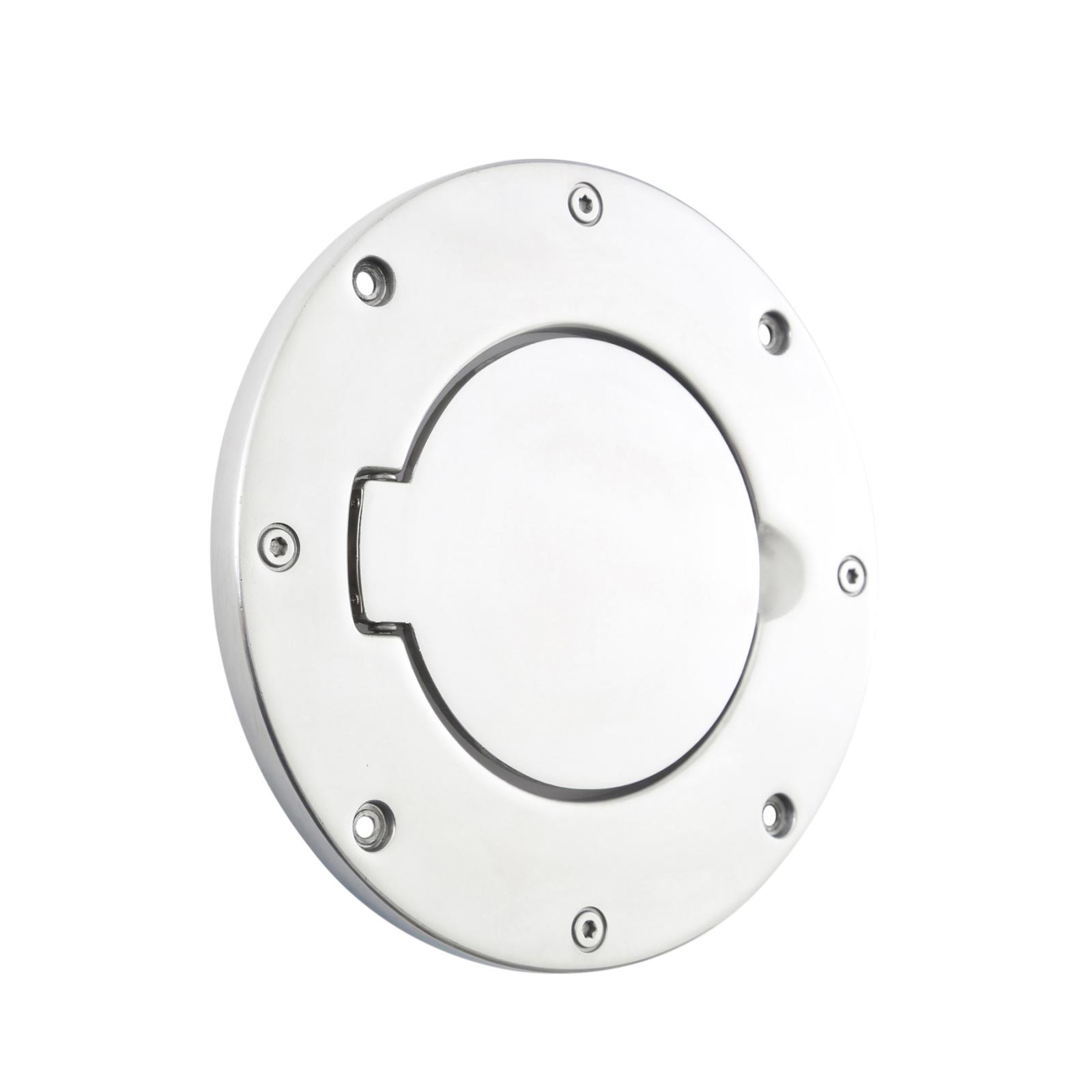 Gas Cover Billet Style 97-06 Wrangler TJ/LJ Polished Smittybilt