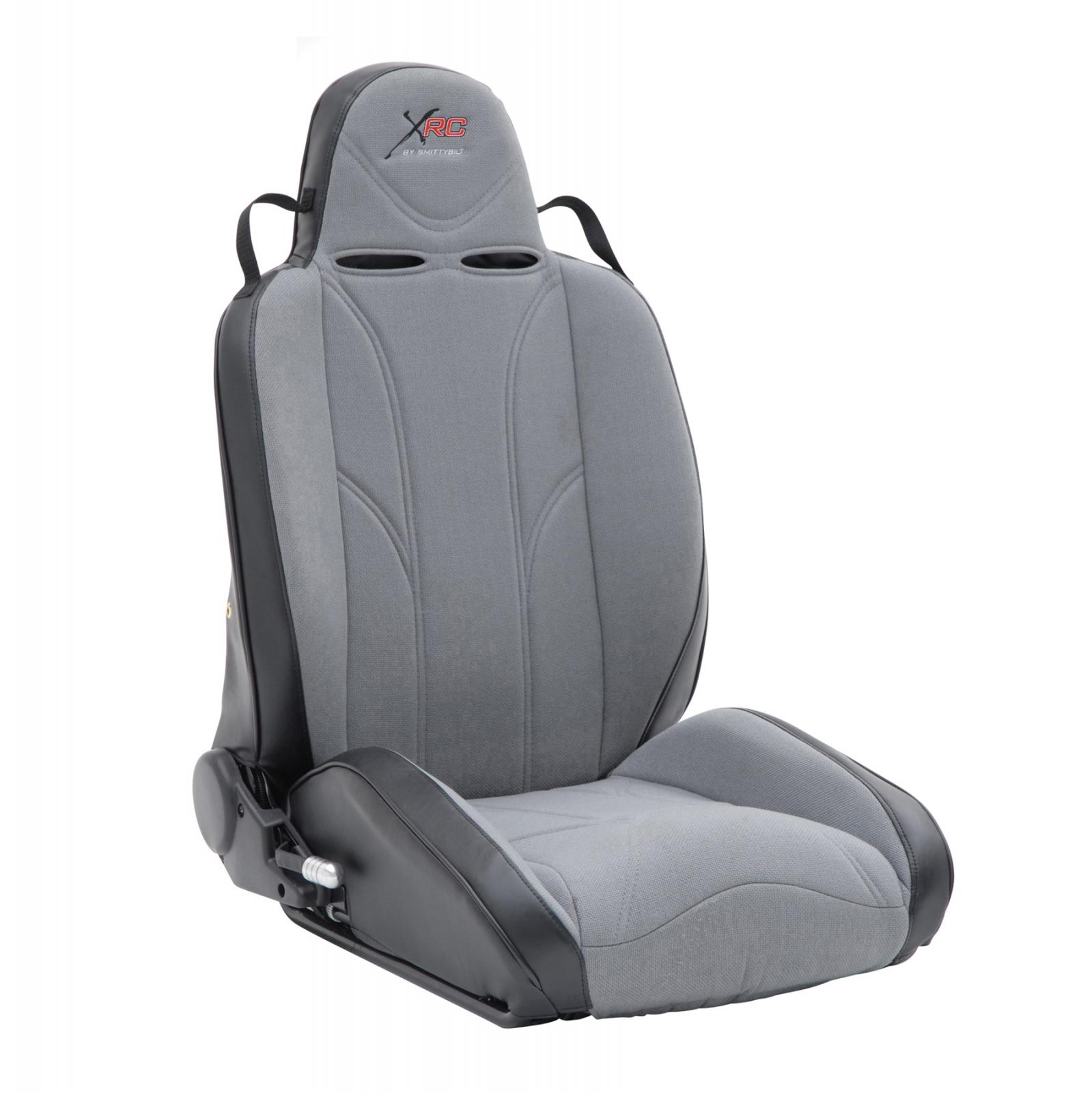 XRC Suspension Seat Passenger Side 76-18 Wrangler CJ/YJ/TJ/LJ/JK Black Sides Gray Center Smittybilt