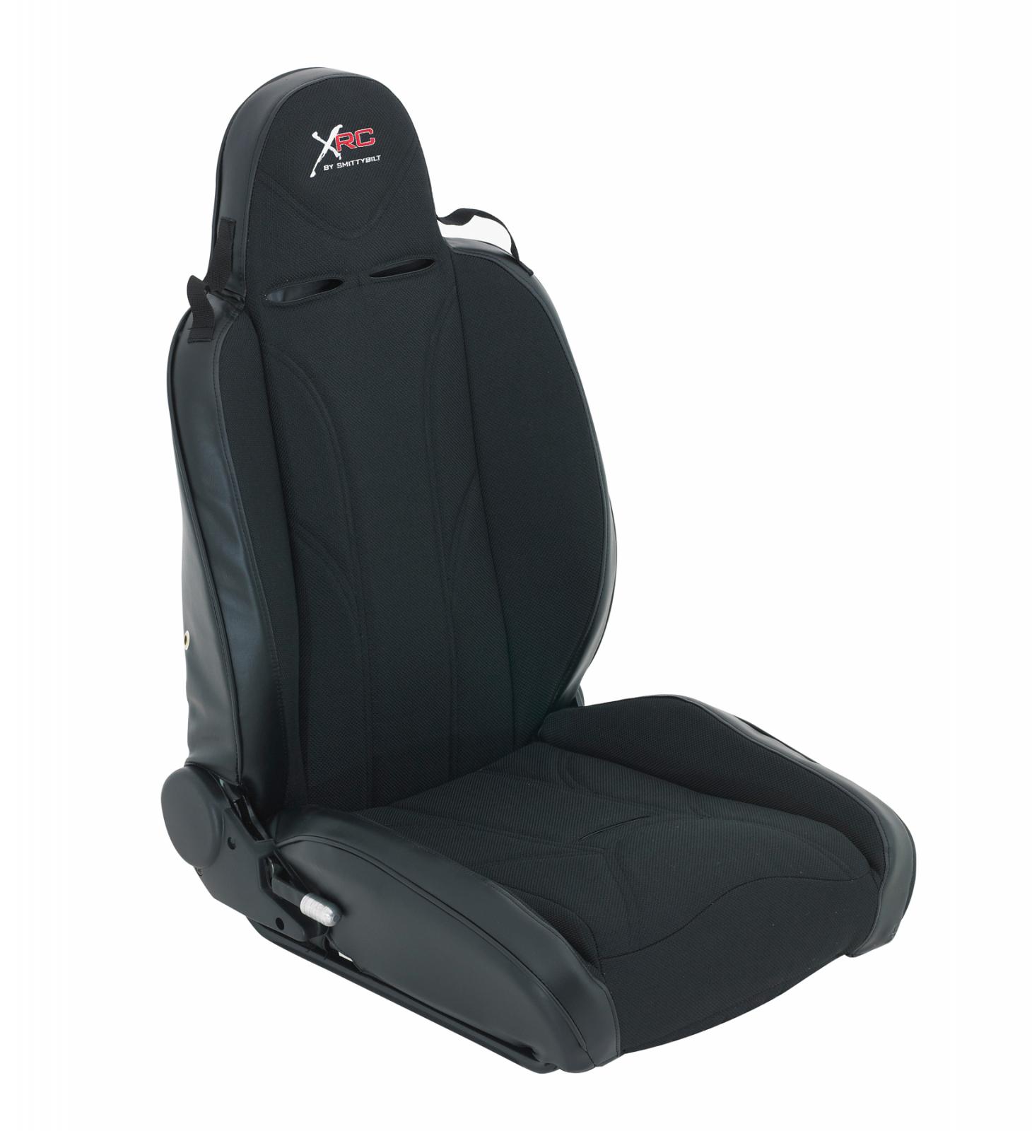 XRC Suspension Seat Passenger Side 76-18 Wrangler CJ/YJ/TJ/LJ/JK Black Sides Black Center Smittybilt