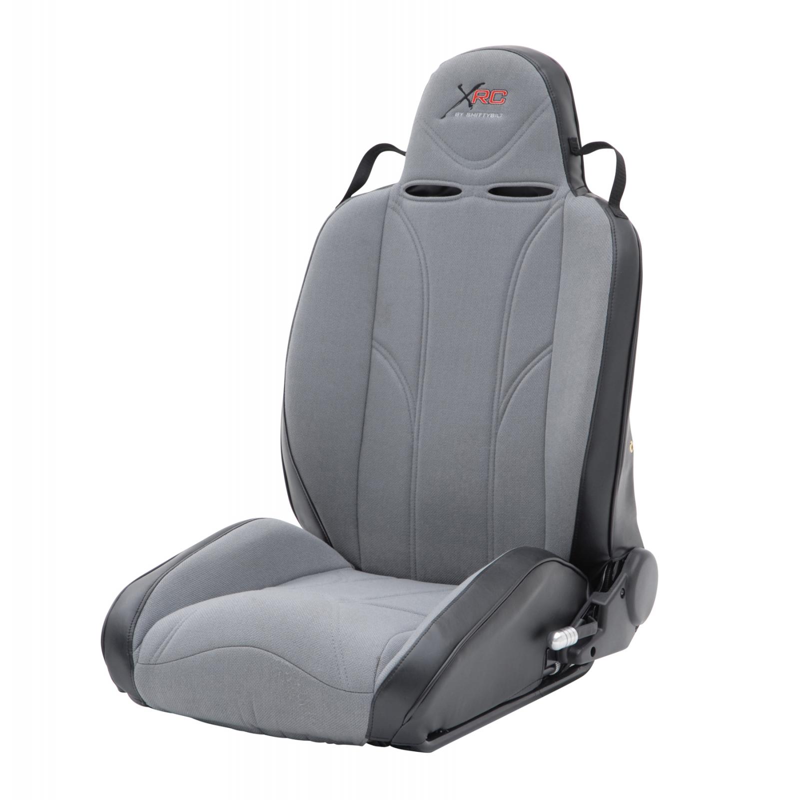 XRC Suspension Seat Drivers Side 76-2018 Wrangler CJ/YJ/TJ/LJ/JK Black Sides Gray Center Smittybilt