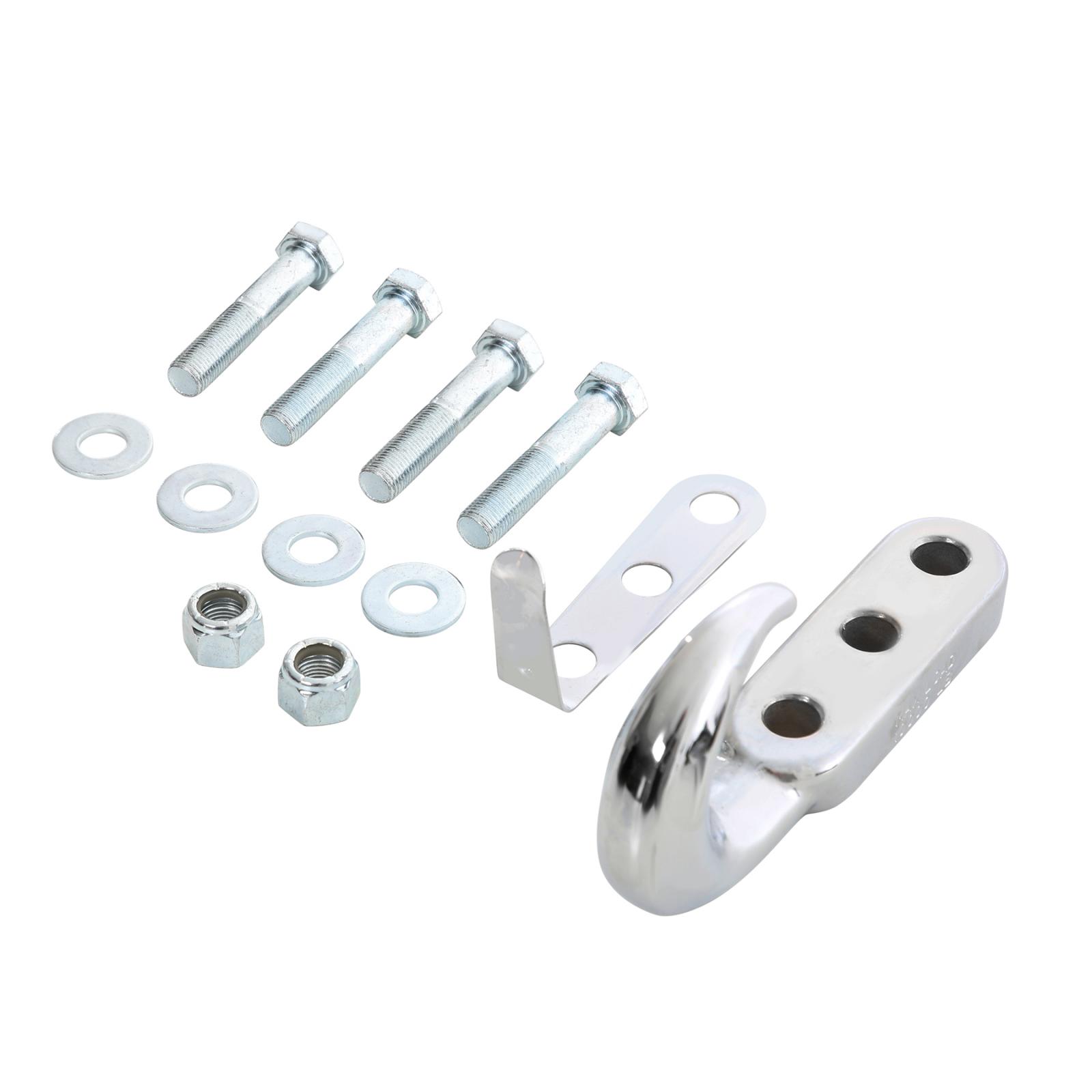 Tow Hook Kit 76-06 Wrangler CJ/YJ/TJ/LJ Chrome Smittybilt