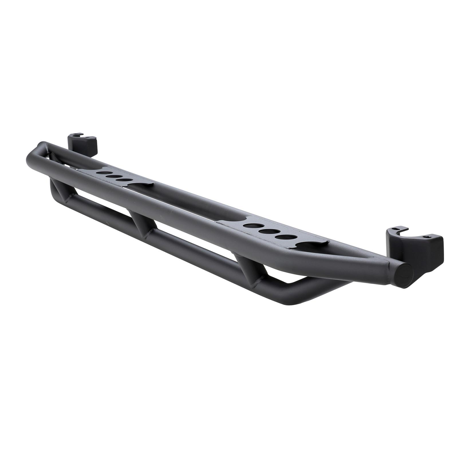 SRC Side Armor 07-18 JK Wrangler Unlimited 4 Door Light Textured Black Powdercoat Smittybilt