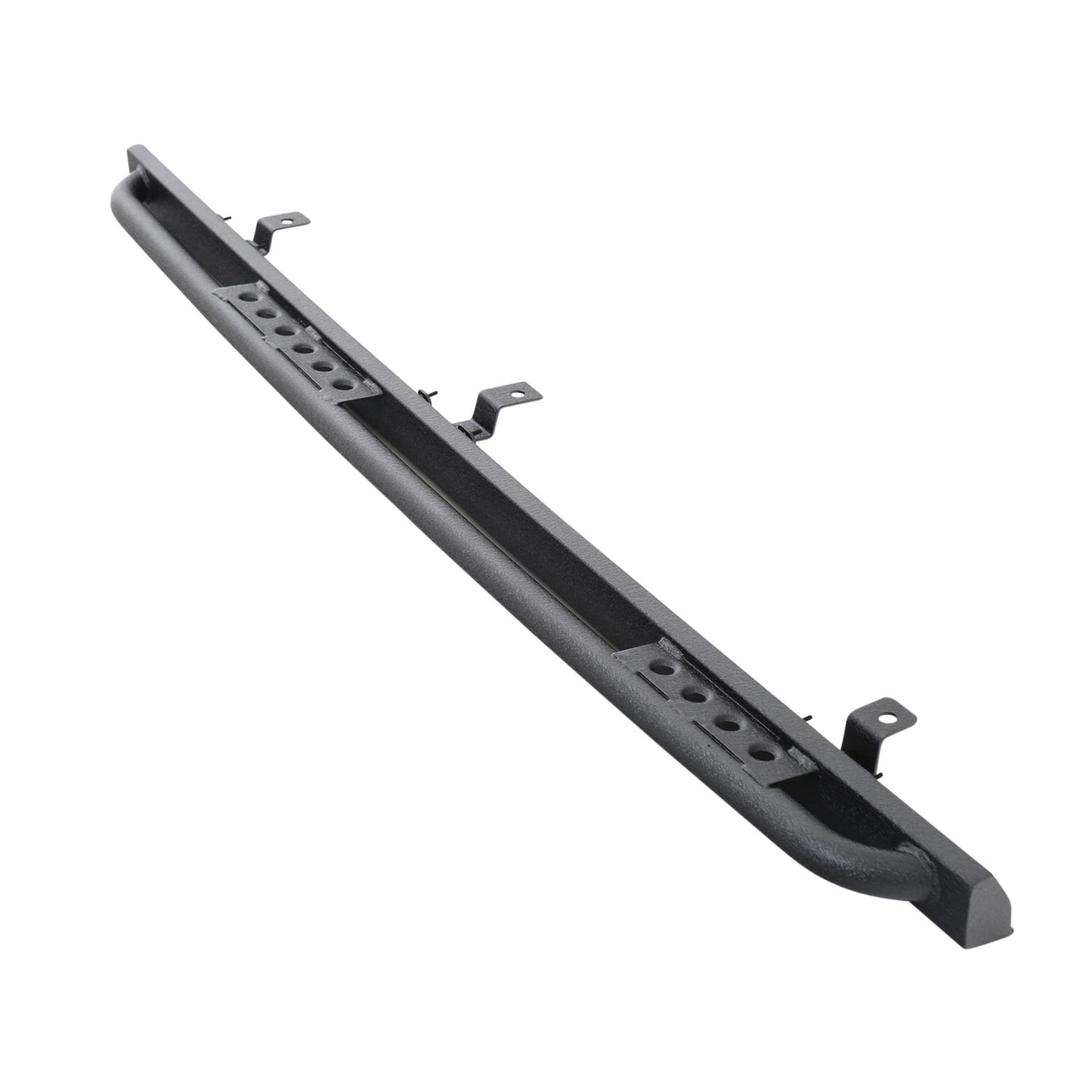 SRC Classic Rock Rails 07-18 JK Wrangler 4 Door(Oem Style) W/ Step Black Textured Smittybilt
