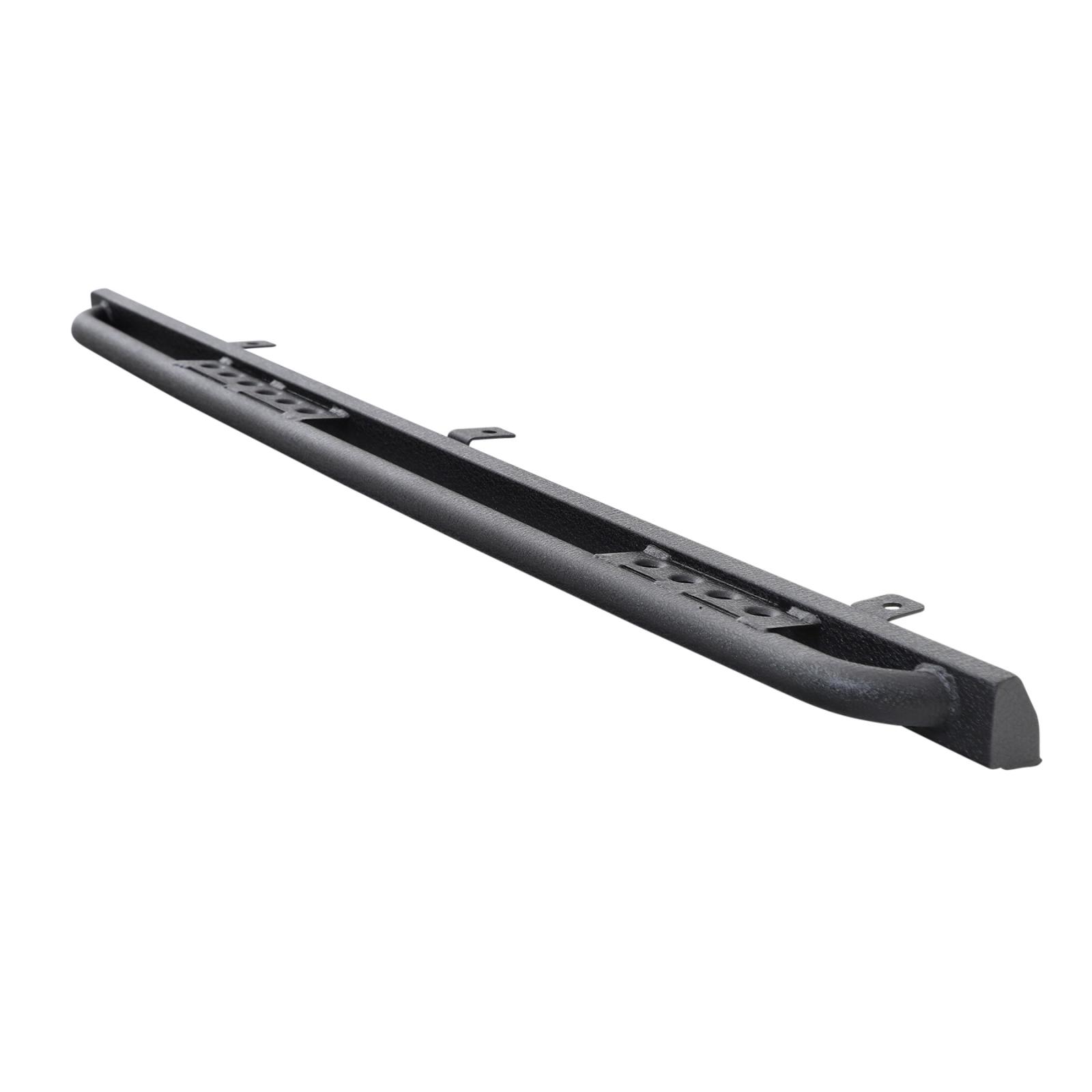 SRC Classic Rock Rails 07-18 JK Wrangler 4 Door(Oem Style) W/ Step Black Textured Smittybilt