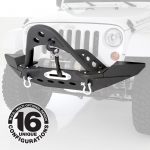 XRC M.O.D. Option Mid Width End Plates 07-18 Wrangler JK Black Textured Smittybilt