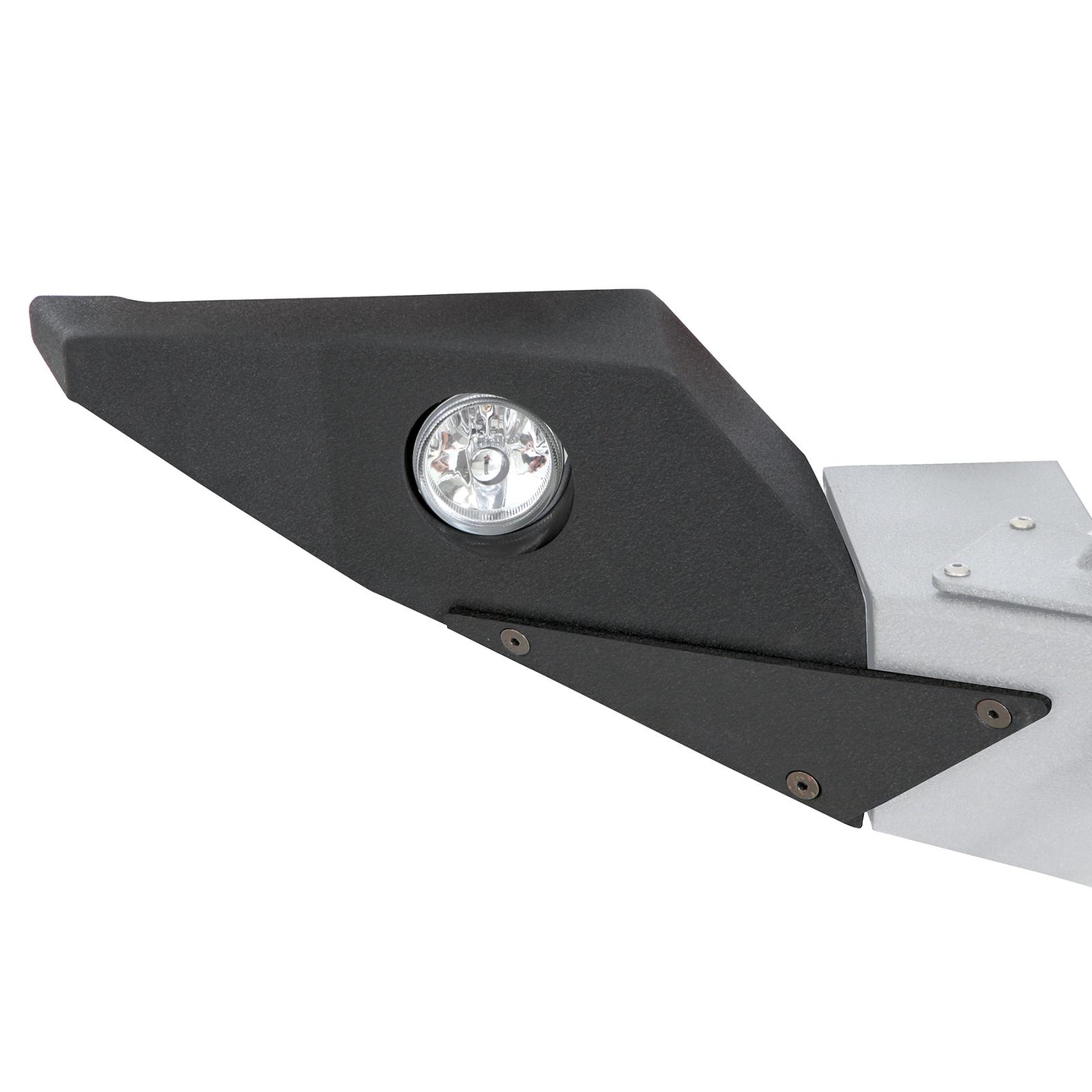 XRC M.O.D. Option Full Width End Plates Smittybilt Black Textured