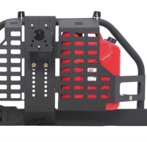 XRC Swingaway Rear Bumper Tire Carrier Only 84-01 Cherokee XJ Black Smittybilt