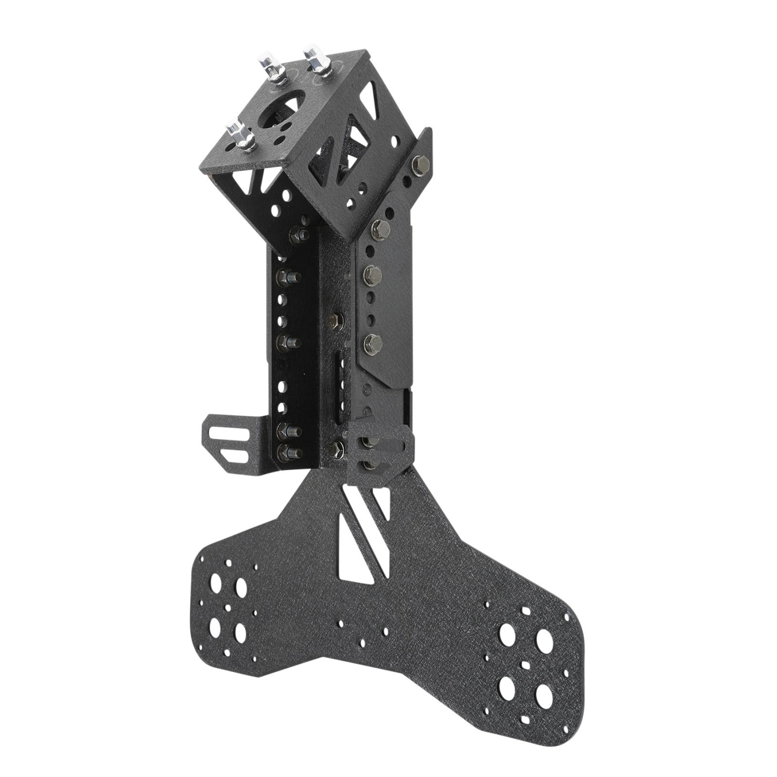 Slant Mount for XRC Tire Carrier Jeep JK Black Powdercoat Smittybilt