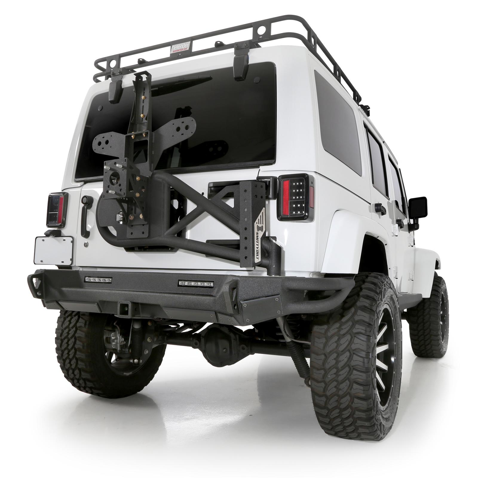 XRC Gen2 Bolt on Tire Carrier 07-18 Wrangler JK Smittybilt 