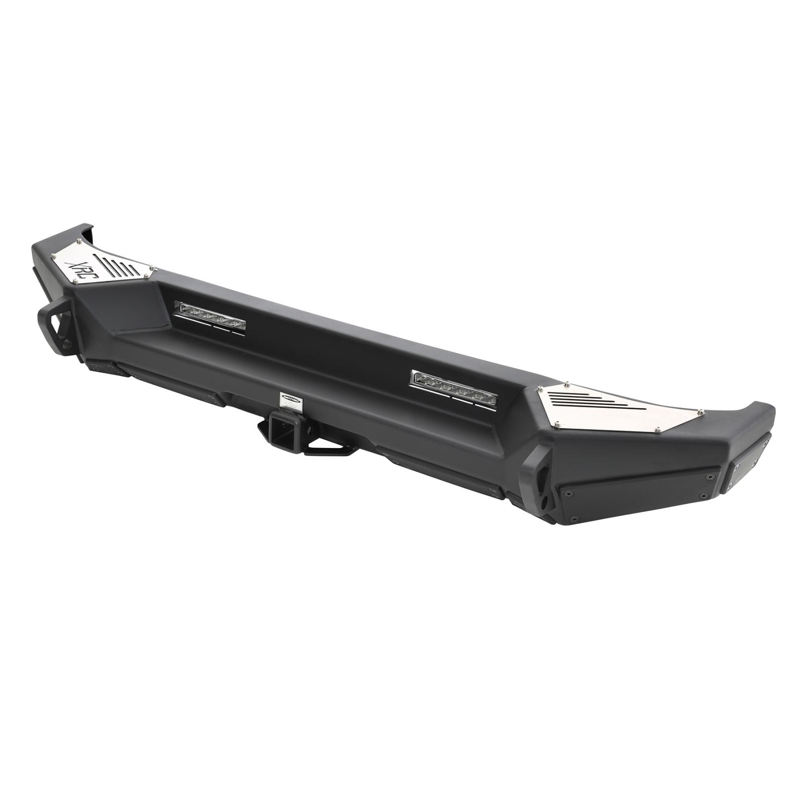 Jeep JK XRC Gen2 Rear Bumper Receiver Hitch Mount D-Ring Mount 2007-2018 Wrangler JK/Unlimited Black Smittybilt