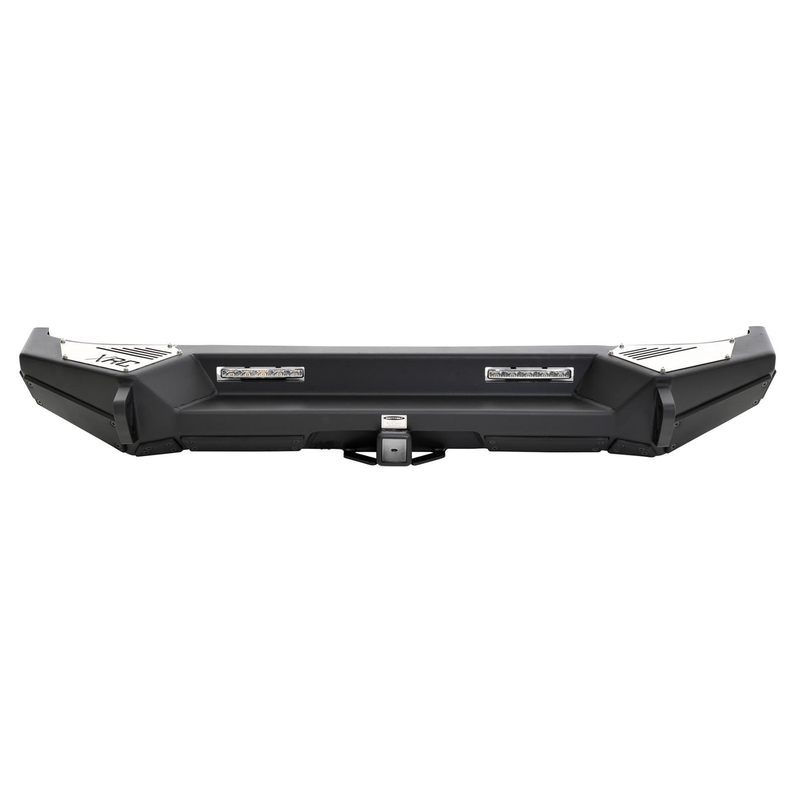 Jeep JK XRC Gen2 Rear Bumper Receiver Hitch Mount D-Ring Mount 2007-2018 Wrangler JK/Unlimited Black Smittybilt