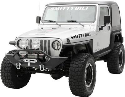 XRC Front Tube Fenders 87-95 Wrangler YJ Black Textured SmittyBilt