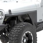 XRC Front Tube Fenders 76-86 CJ7 3 Inch Flare Black Textured Smittybilt
