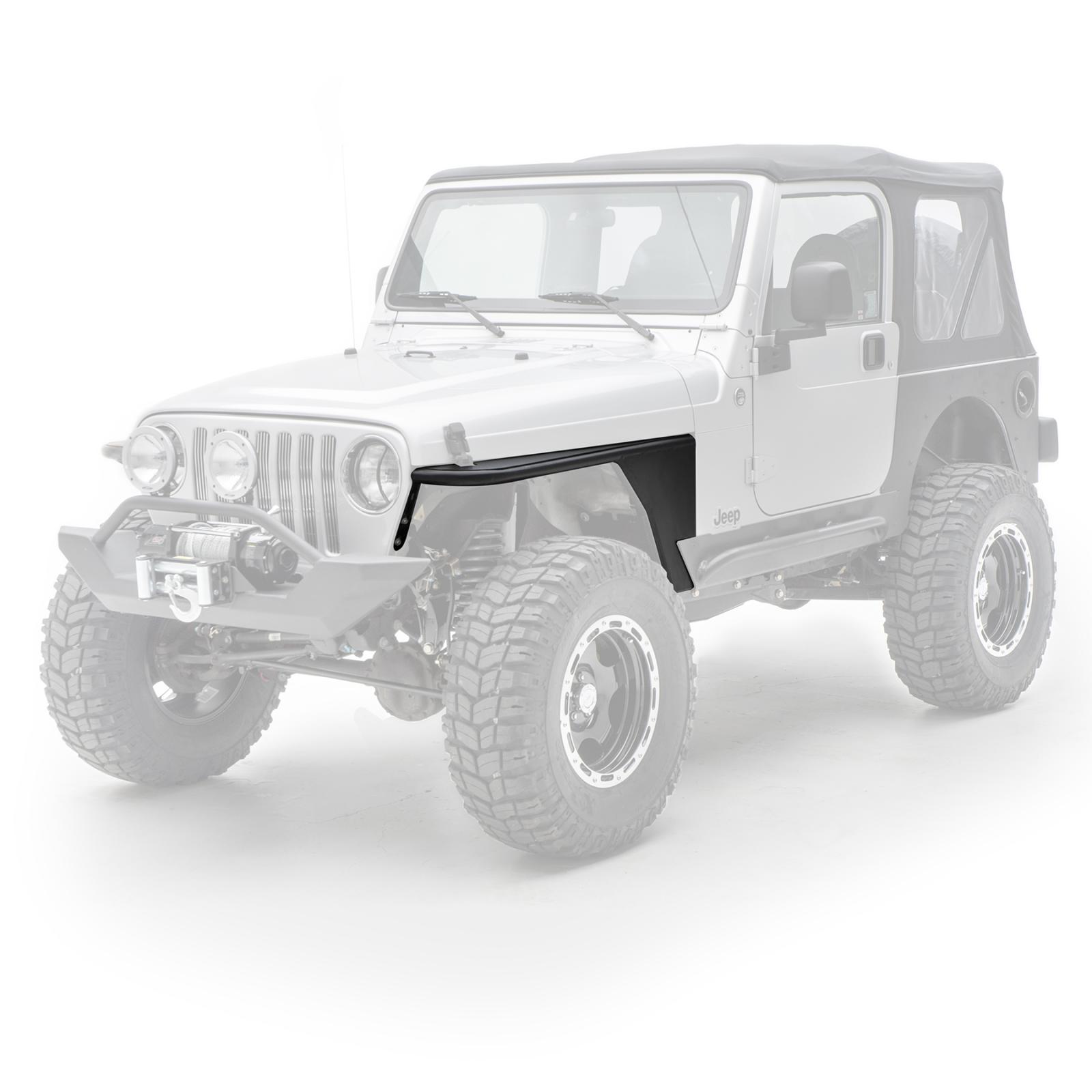 XRC Front Tube Fenders 97-06 Wrangler TJ/LJ Black Textured Smittybilt