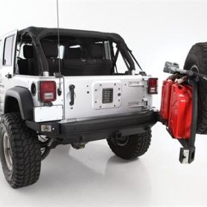 XRC Atlas Tire Carrier 07-18 Wrangler JK Black Smittybilt