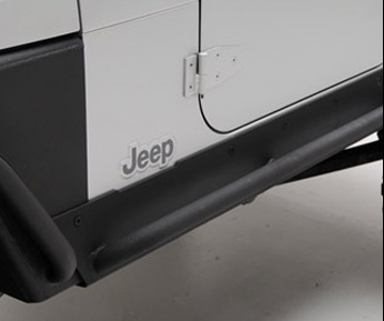 Jeep JK Rock Slider 07-18 Wrangler JK 2/4 Door Atlas XRC Tan Powdercoat Smittybilt