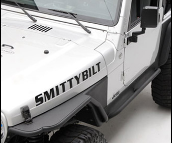 Jeep JK Rock Slider 07-18 Wrangler JK 2/4 Door Atlas XRC Tan Powdercoat Smittybilt