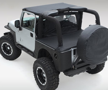 Jeep JK Rock Slider 07-18 Wrangler JK 2/4 Door Atlas XRC Tan Powdercoat Smittybilt