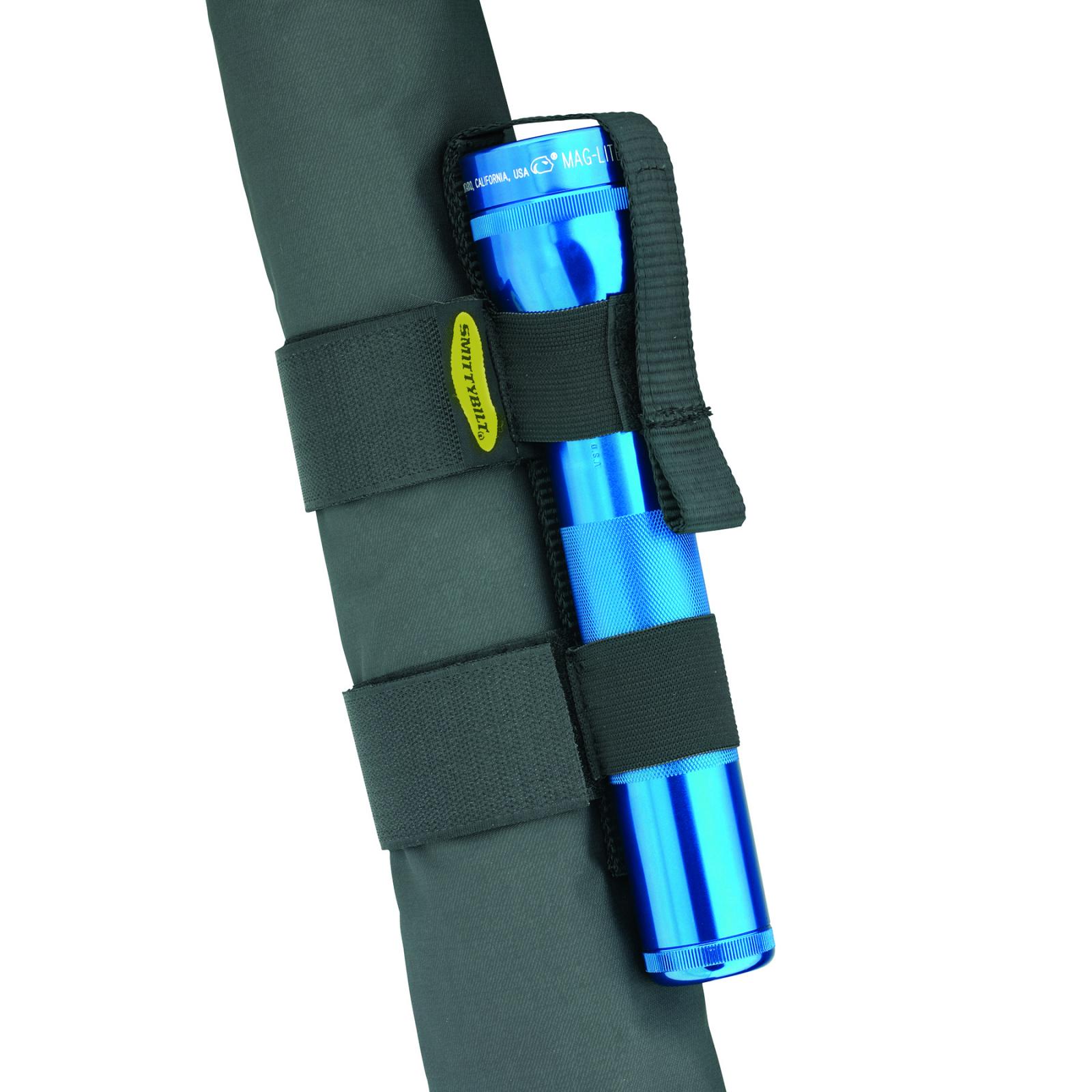 Roll Bar Mag Light Holder Black Smittybilt