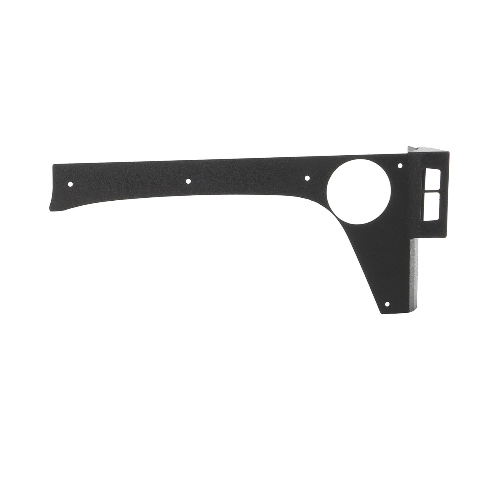 XRC Flat Armor Skins Front 07-18 Wrangler JK 4 DR Black Textured Smittybilt