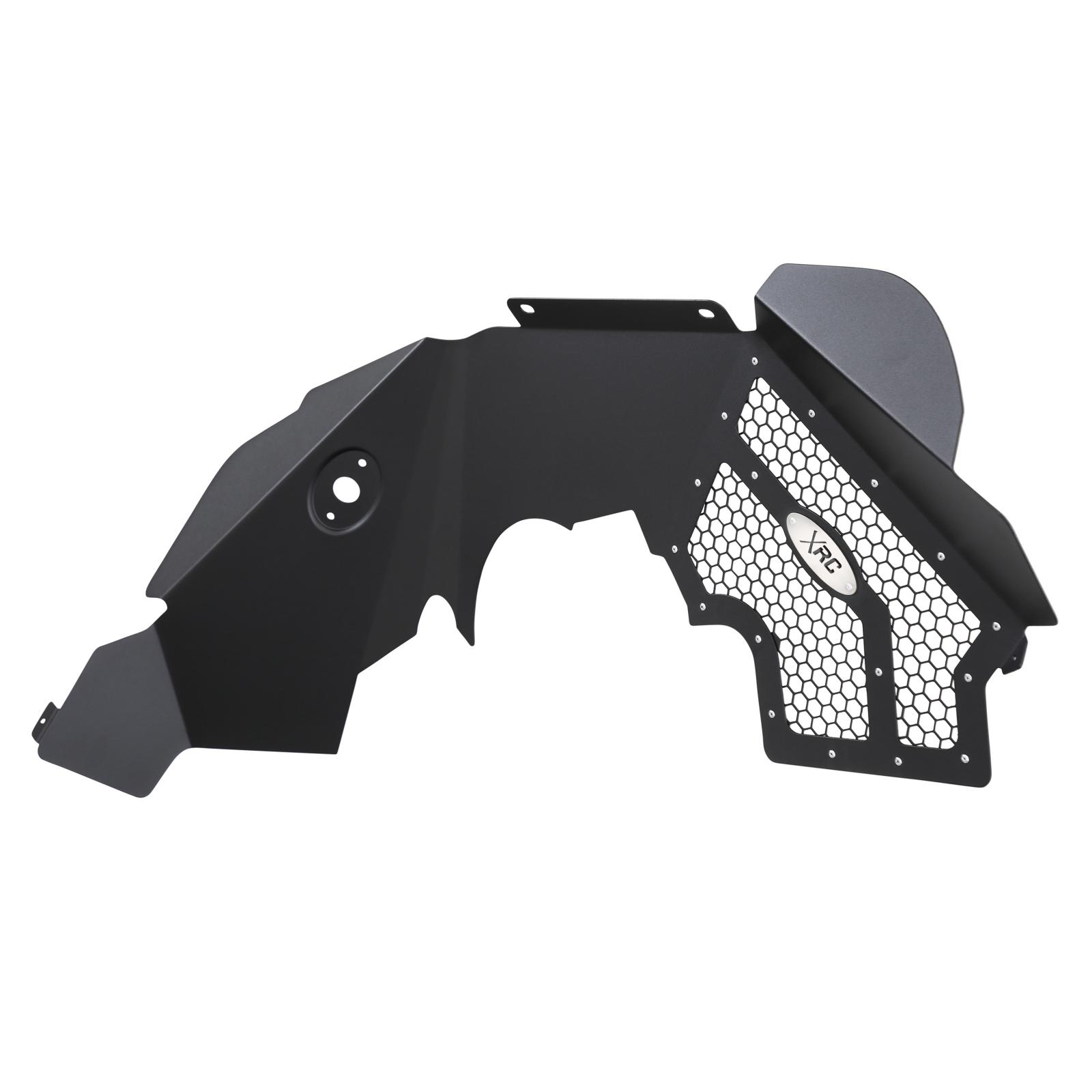Jeep JK Front Inner Fender Liners Aluminum 2007-2018 Wrangler JK Black Pair Smittybilt
