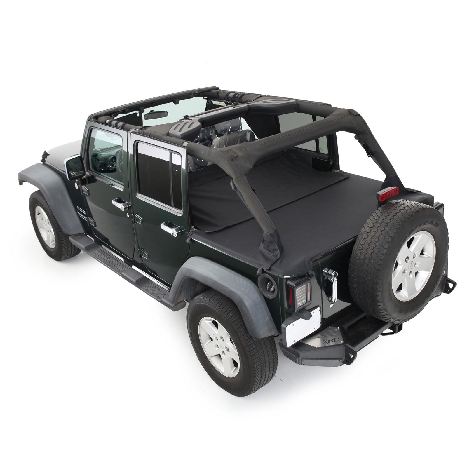 Wind Breaker 07-18 Wrangler JK 4 DR Black Diamond Smittybilt