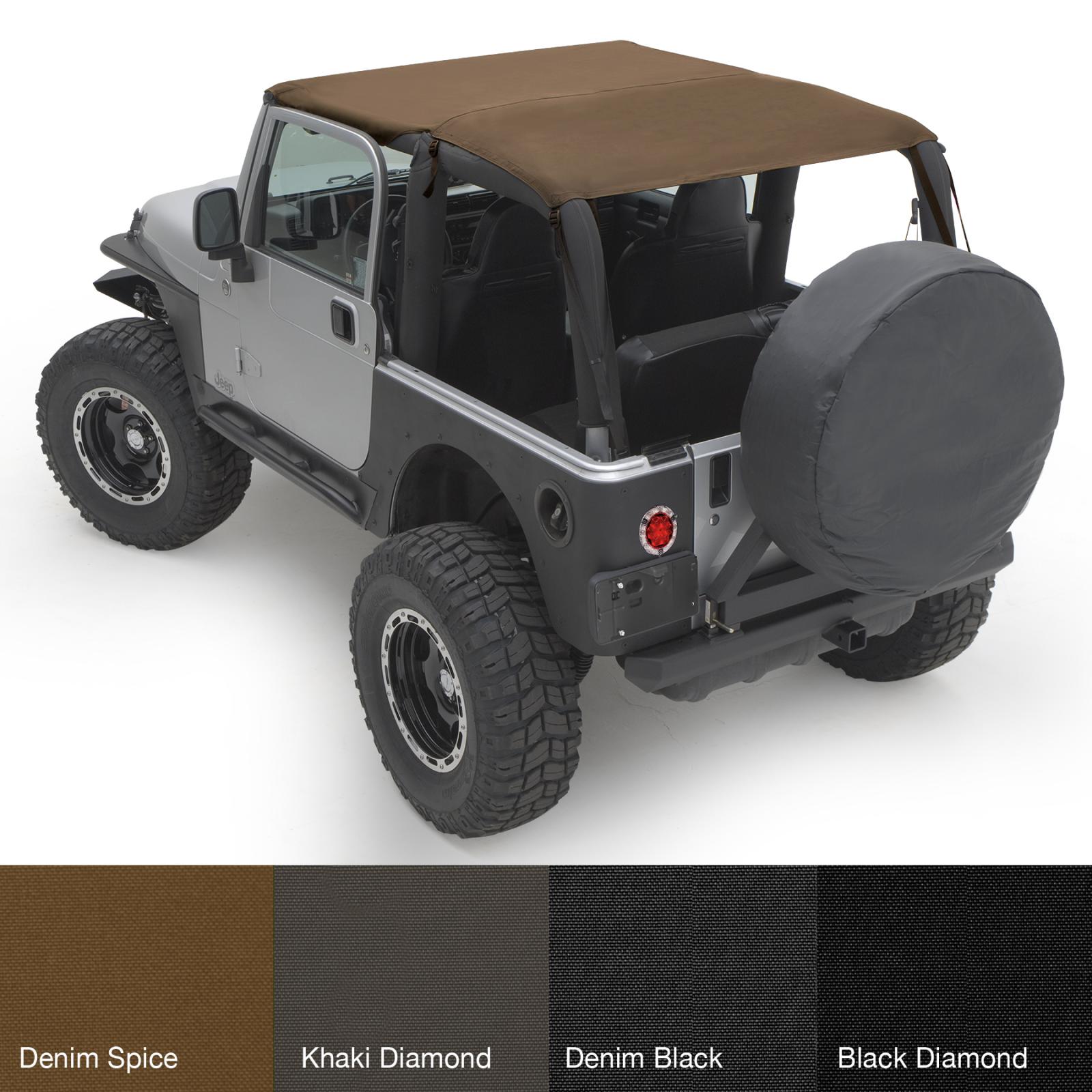 Extended Soft Top 97-06 Wrangler TJ Spice Smittybilt