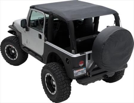Extended Soft Top 04-06 Wrangler LJ Black Diamond Smittybilt