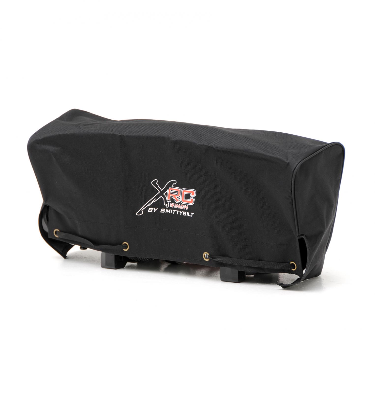 Winch Cover 8-12K Lb Winch XRC Logo Black Smittybilt